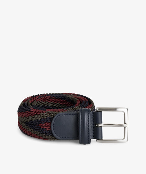 Braided Belt Nylon/Leather
