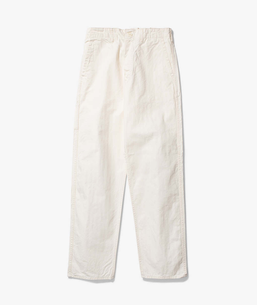 Norse Store | Shipping Worldwide - orSlow French Work Pant - Ecru