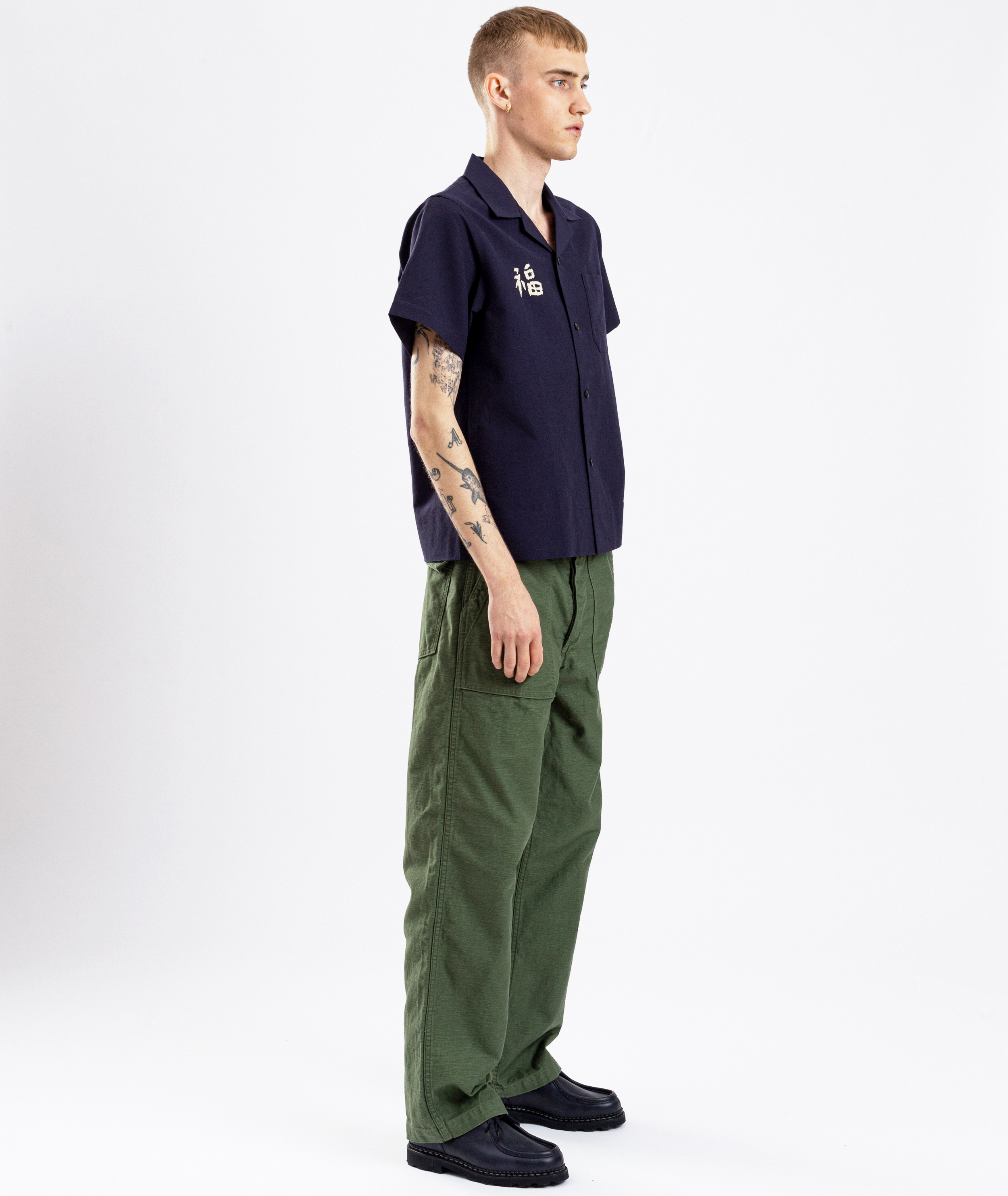 Regular Fit Fatigue Pants - Green