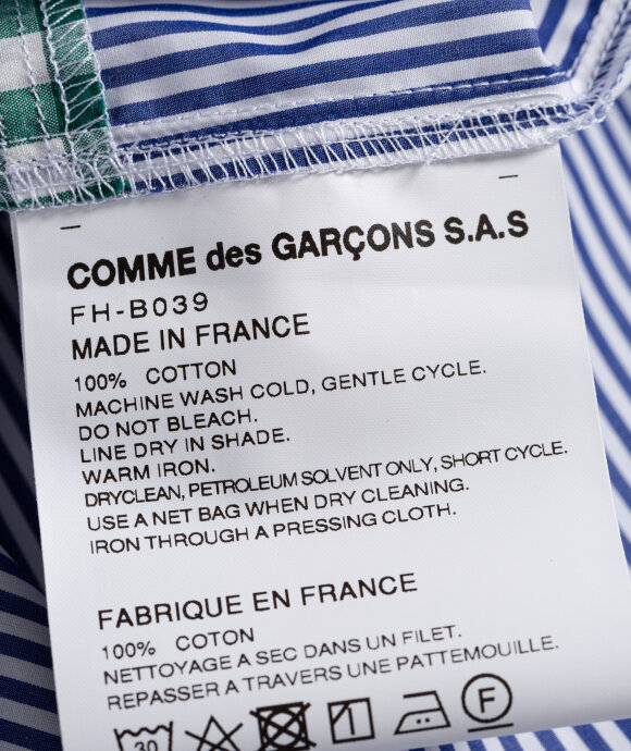 COMME des GARÇONS SHIRT - Patchwork Check Shirt