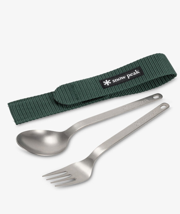 Snow Peak - Titanium Fork & Spoon Set