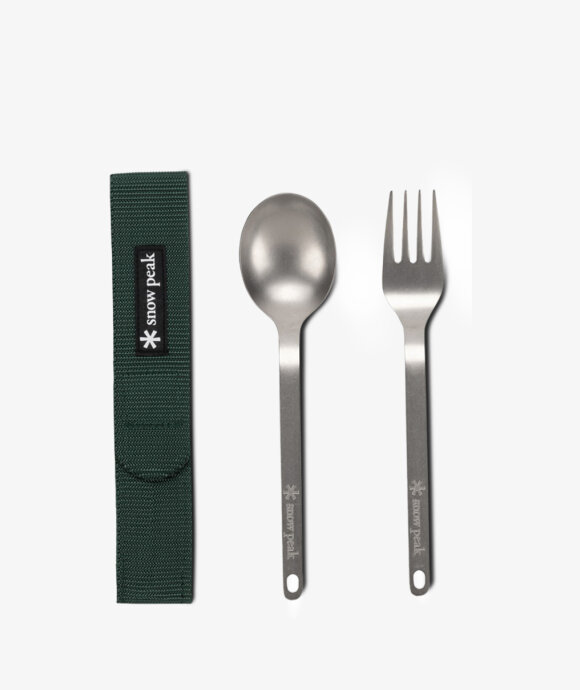 Snow Peak - Titanium Fork & Spoon Set