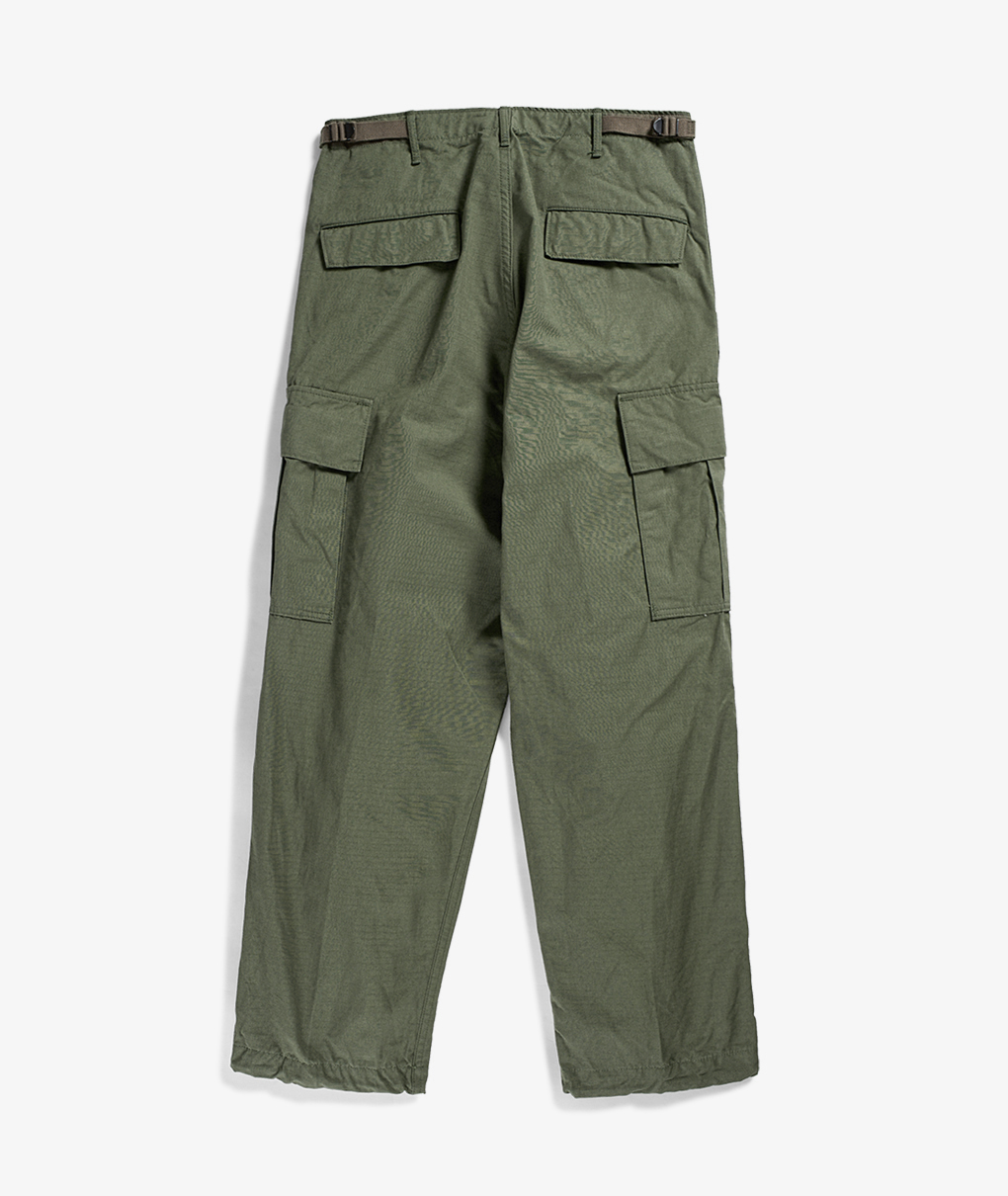 Denham Ripstop Cargo Pant in Green for Men