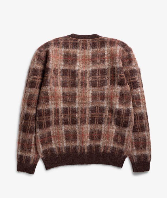 Anonymous Ism - Mohair Check Cardigan