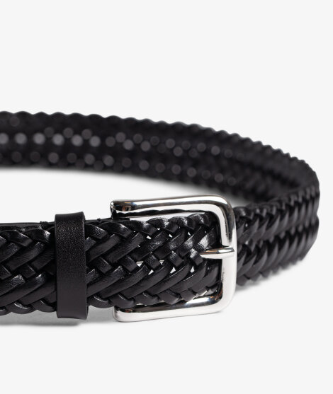 Norse Store  Shipping Worldwide - Anderson's Classic Leather Belt - Black