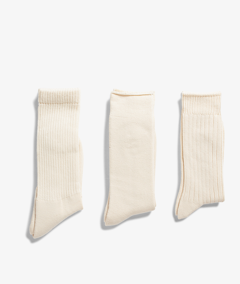 Norse Store | Shipping Worldwide - ROTOTO Organic Daily 3 Pack Socks