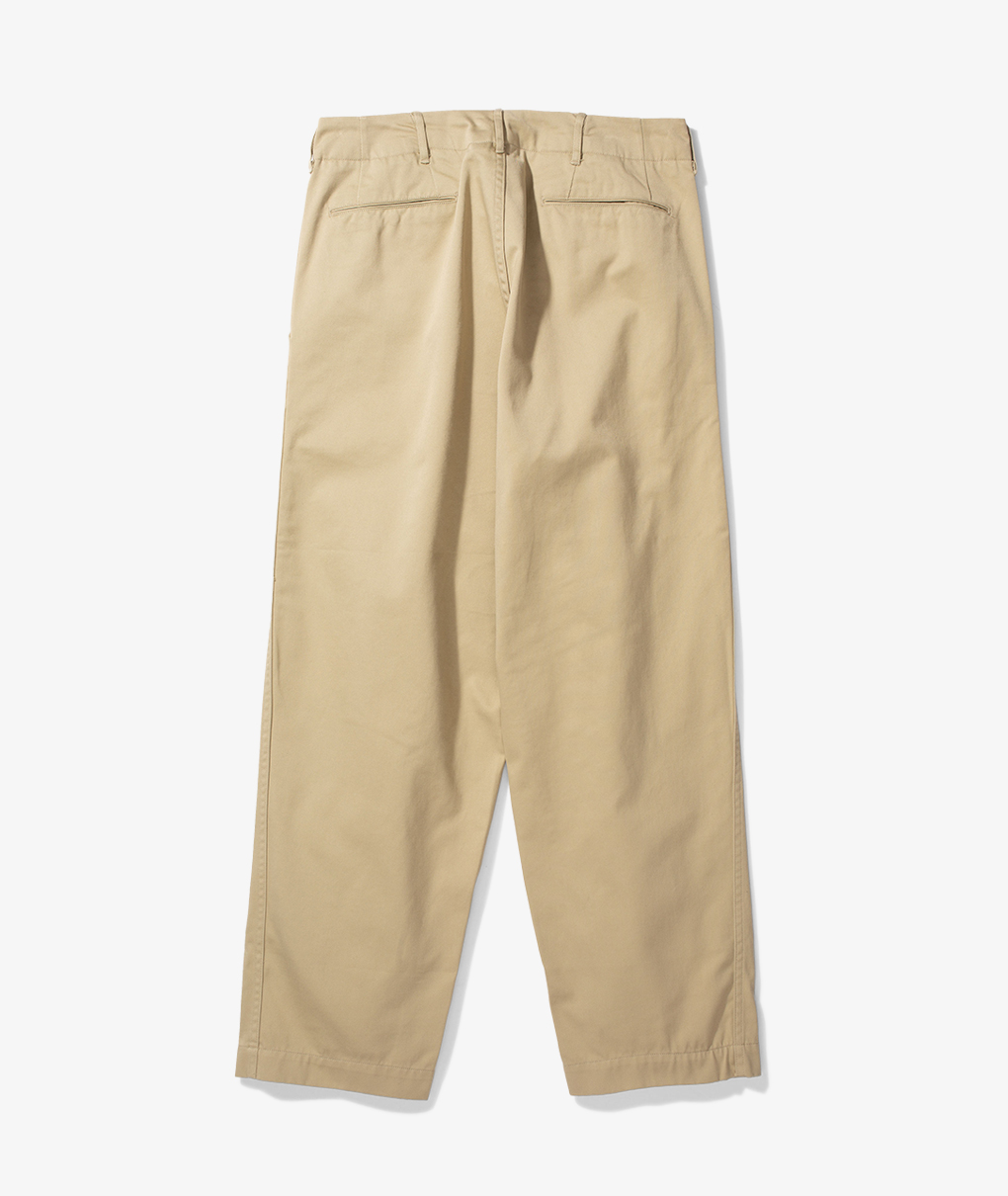 Norse Store | Shipping Worldwide - nanamica Wide Chino Pants - Khaki