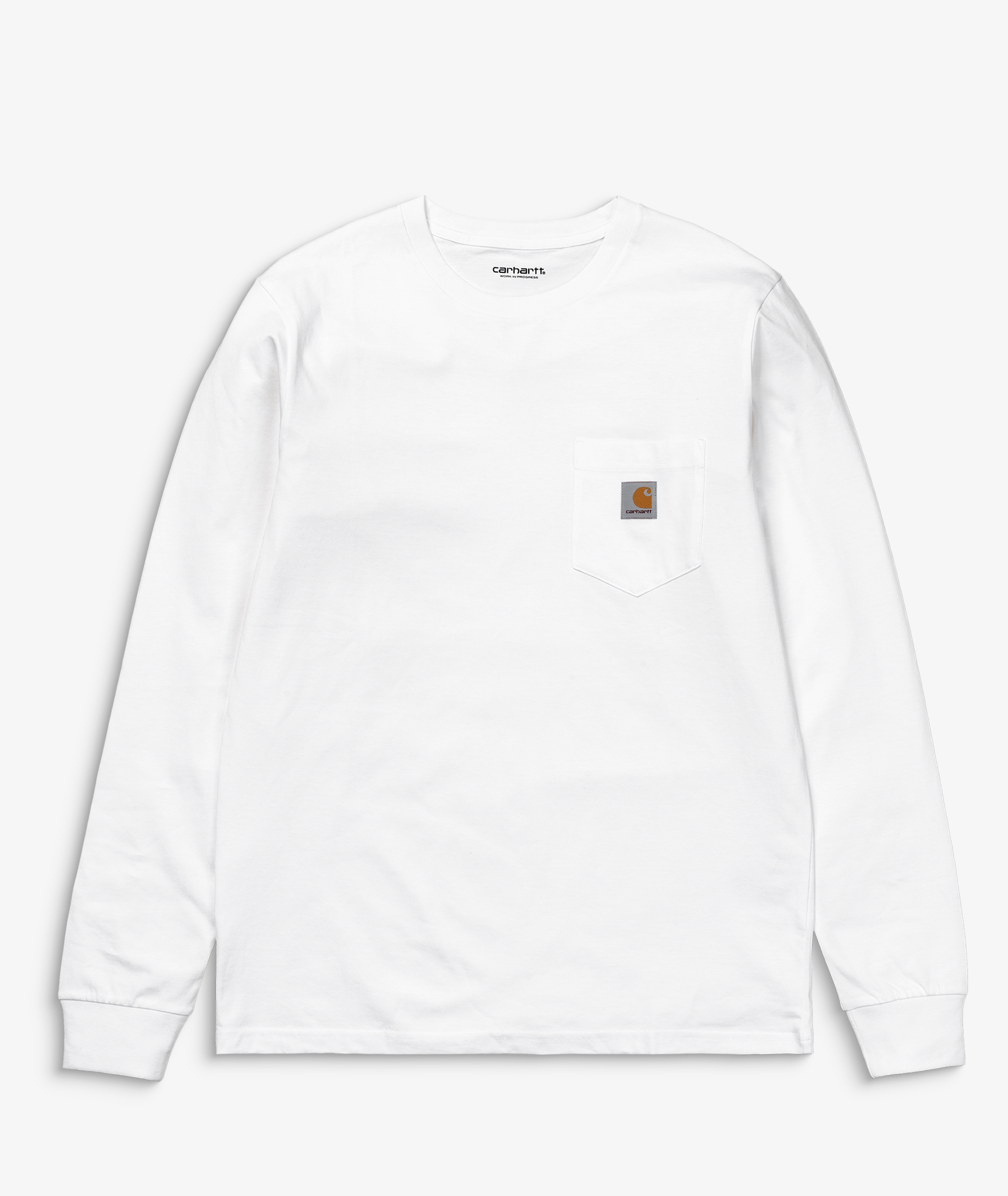 Norse Store | Shipping Worldwide - Carhartt L/S Pocket T-Shirt - White