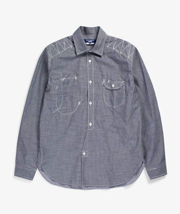 Junya Watanabe MAN - Pinstripe Stitch Shirt