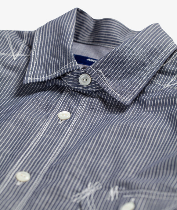 Junya Watanabe MAN - Pinstripe Stitch Shirt