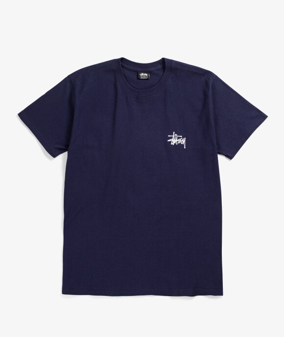 Norse Store | Shipping Worldwide - Stüssy Basic Stussy Tee - Navy