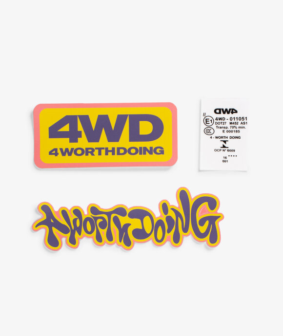 4WORTHDOING - 4WD Sticker Pack