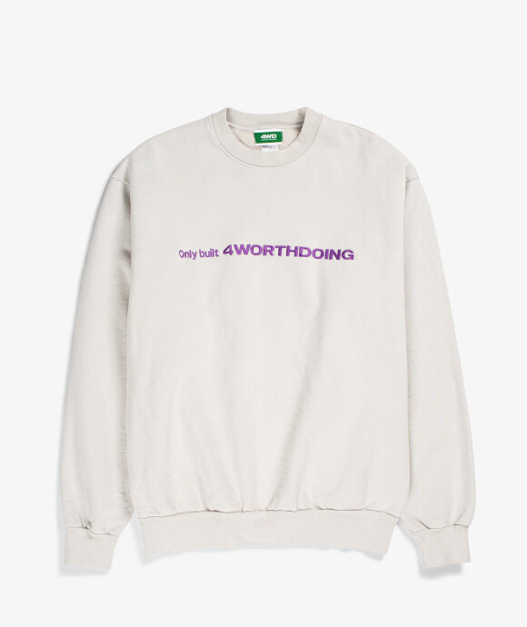 4WORTHDOING - Only Built Crewneck Sweat