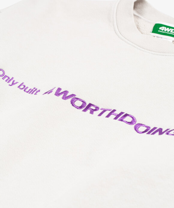 4WORTHDOING - Only Built Crewneck Sweat