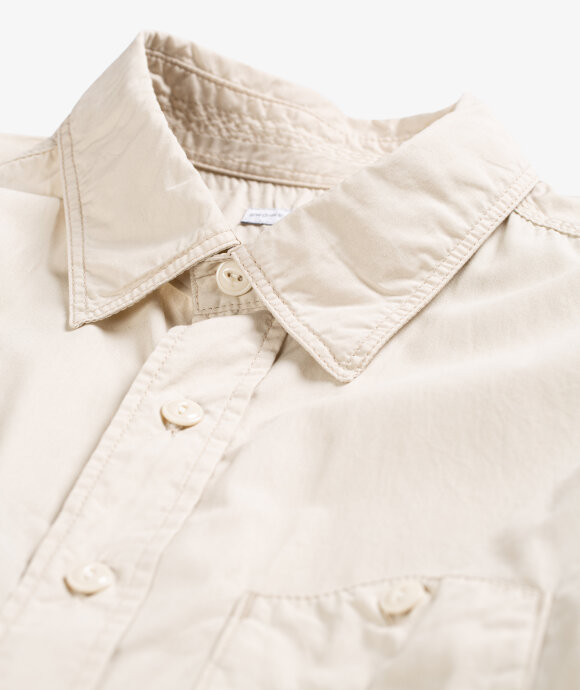Norse Store | Shipping Worldwide - Engineered Garments Work Shirt - Beige