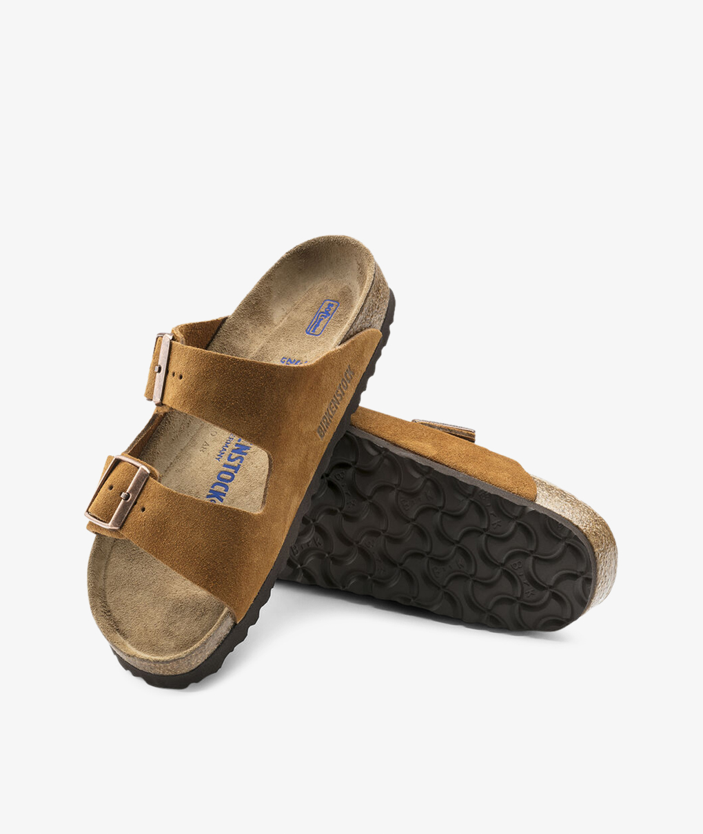 Birkenstock Arizona Sandals Suede (Regular) - Mink