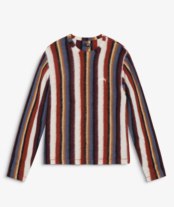 Stüssy - Vertical Striped Knit Crew