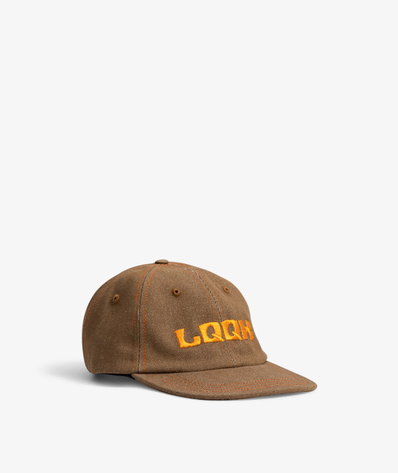 Norse Store | Shipping Worldwide - LQQK Studio LQQK Denim Logo Hat - Brown
