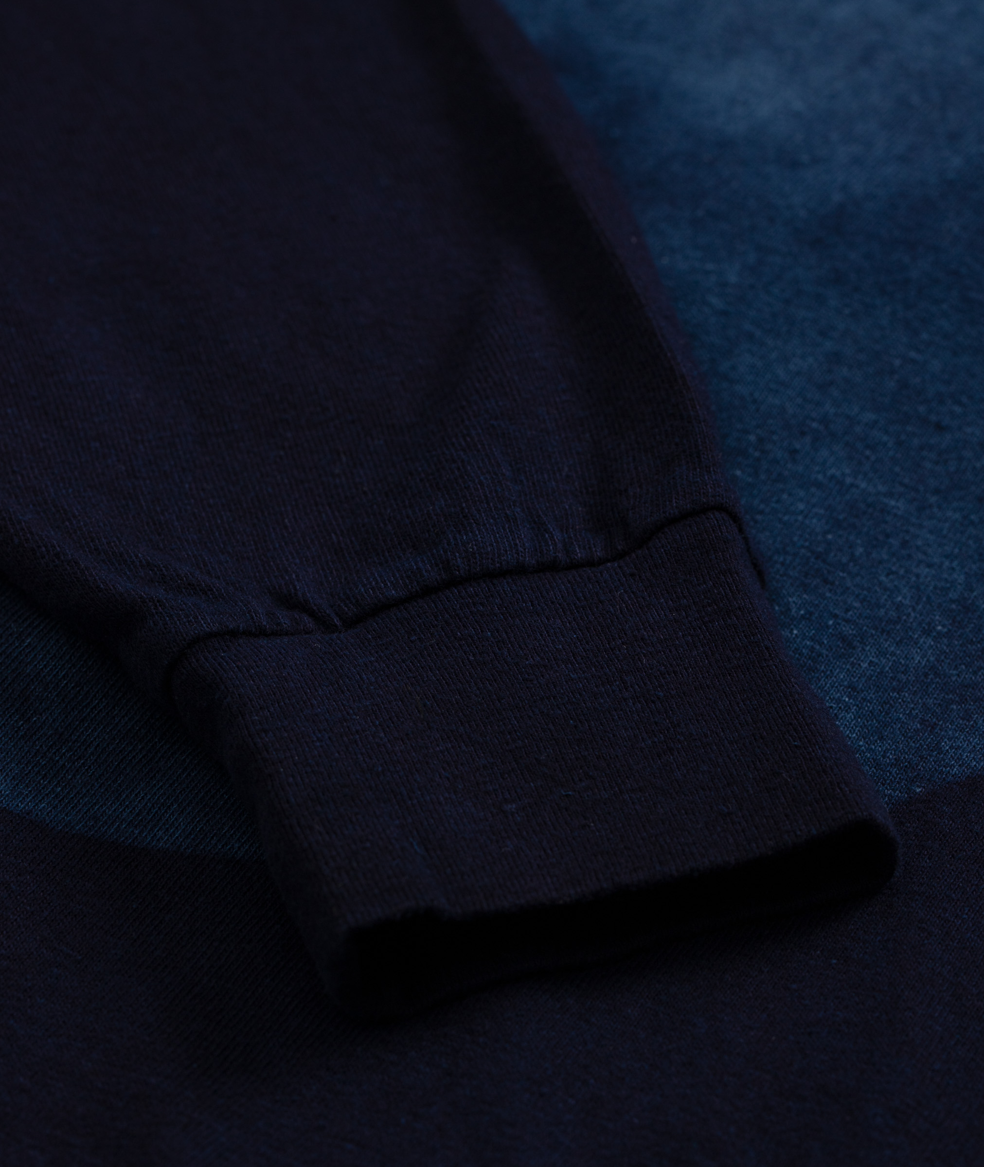 Norse Store | Shipping Worldwide - Blue Blue Japan Big Circle Print LS Tee  - Indigo