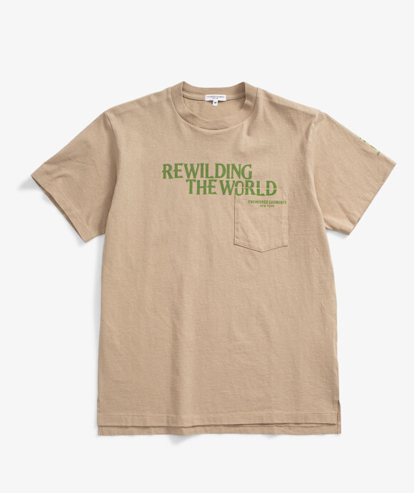 Engineered Garments - Printed Cross Crew Neck T-shirt