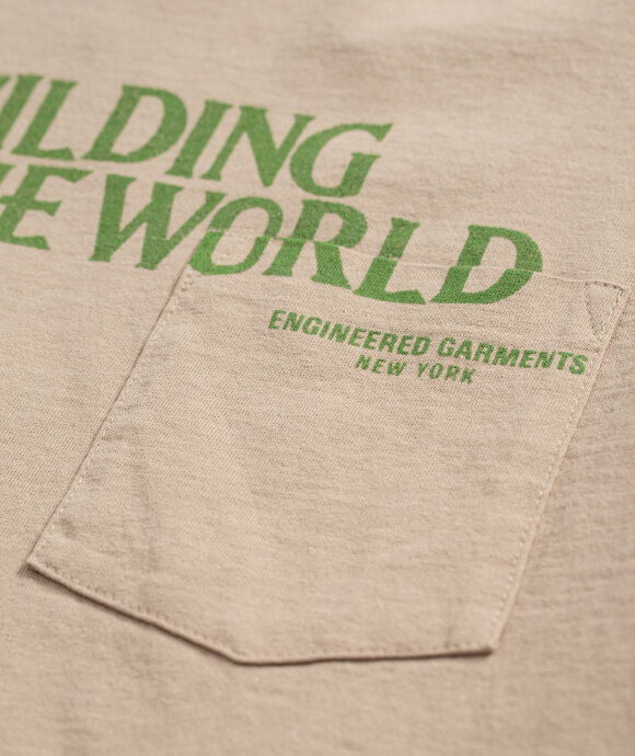 Engineered Garments - Printed Cross Crew Neck T-shirt