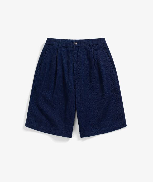 Blue Blue Japan - Sashiko One Tuck Shorts