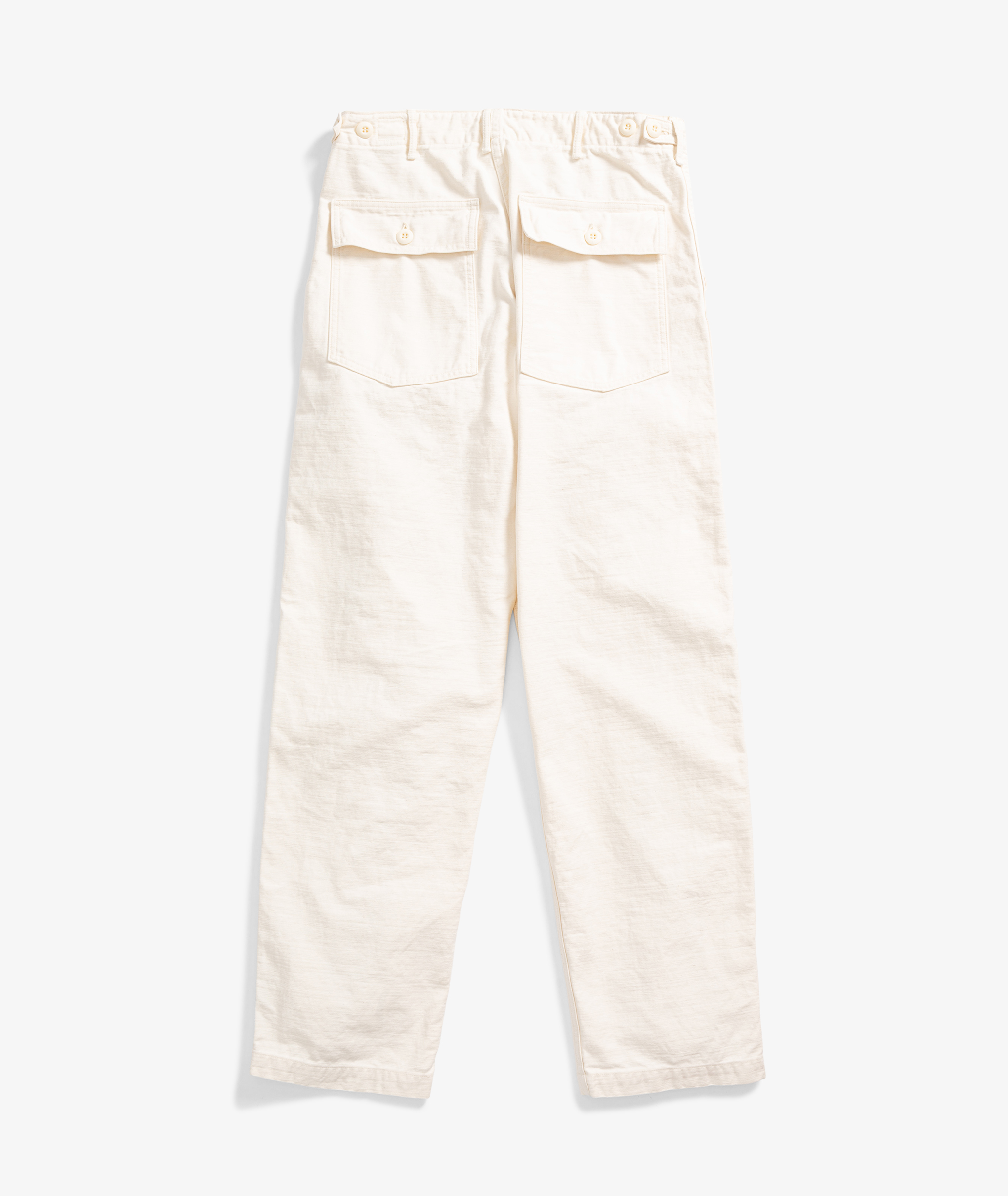 Norse Store | Shipping Worldwide - orSlow Regular Fit Fatigue Pant - Ecru