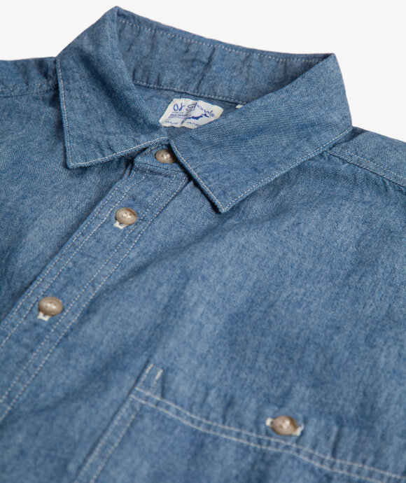 Norse Store | Shipping Worldwide - orSlow S/S Chambray Shirt - Chambray