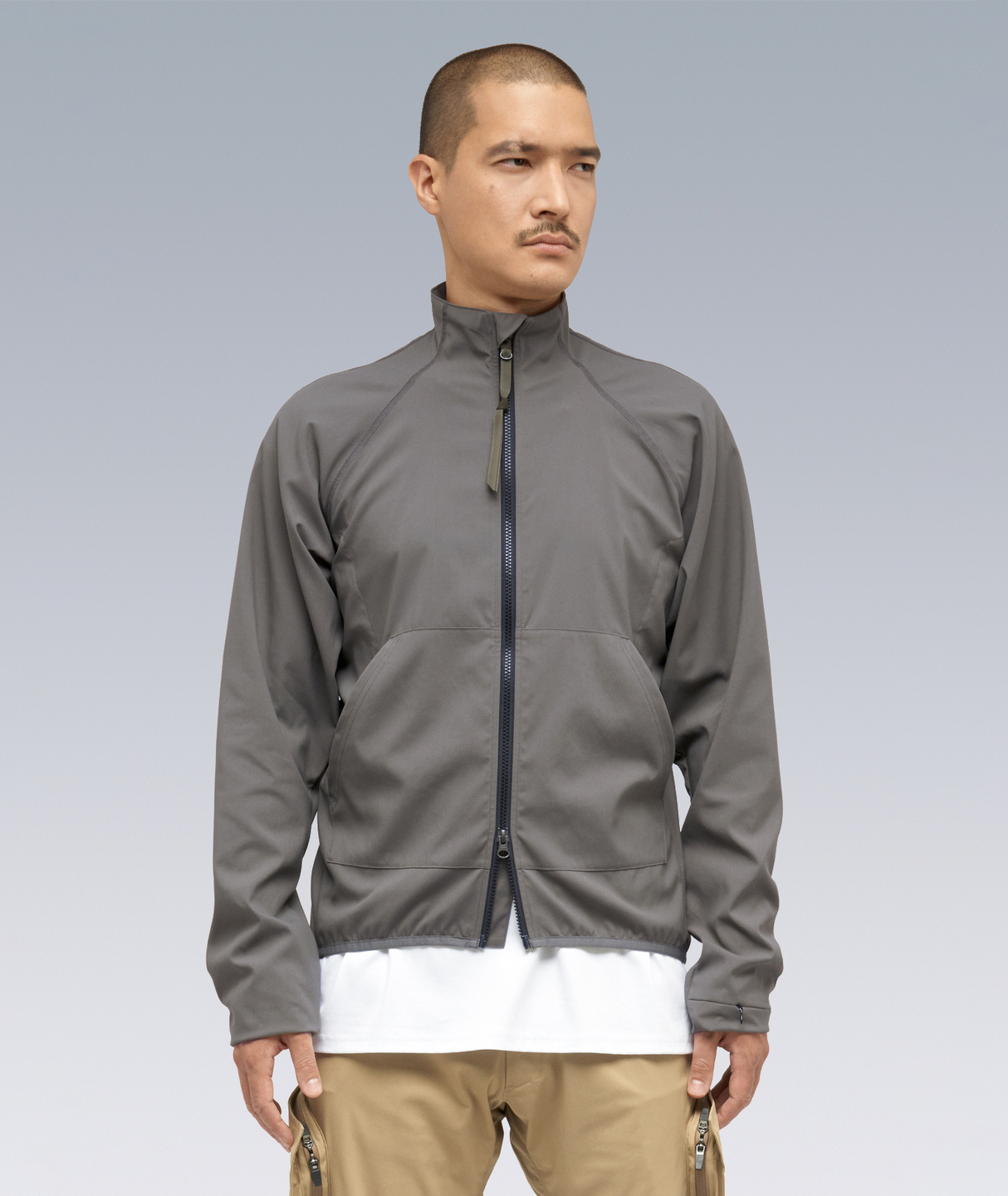 Norse Store  Shipping Worldwide - Acronym Nylon Stretch Contour Jacket -  Gray