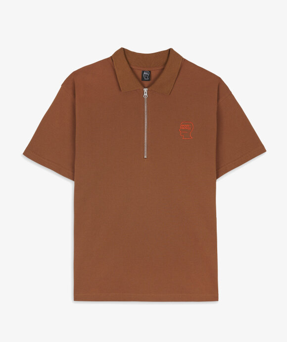 Brain Dead - Dogma Half Zip Polo