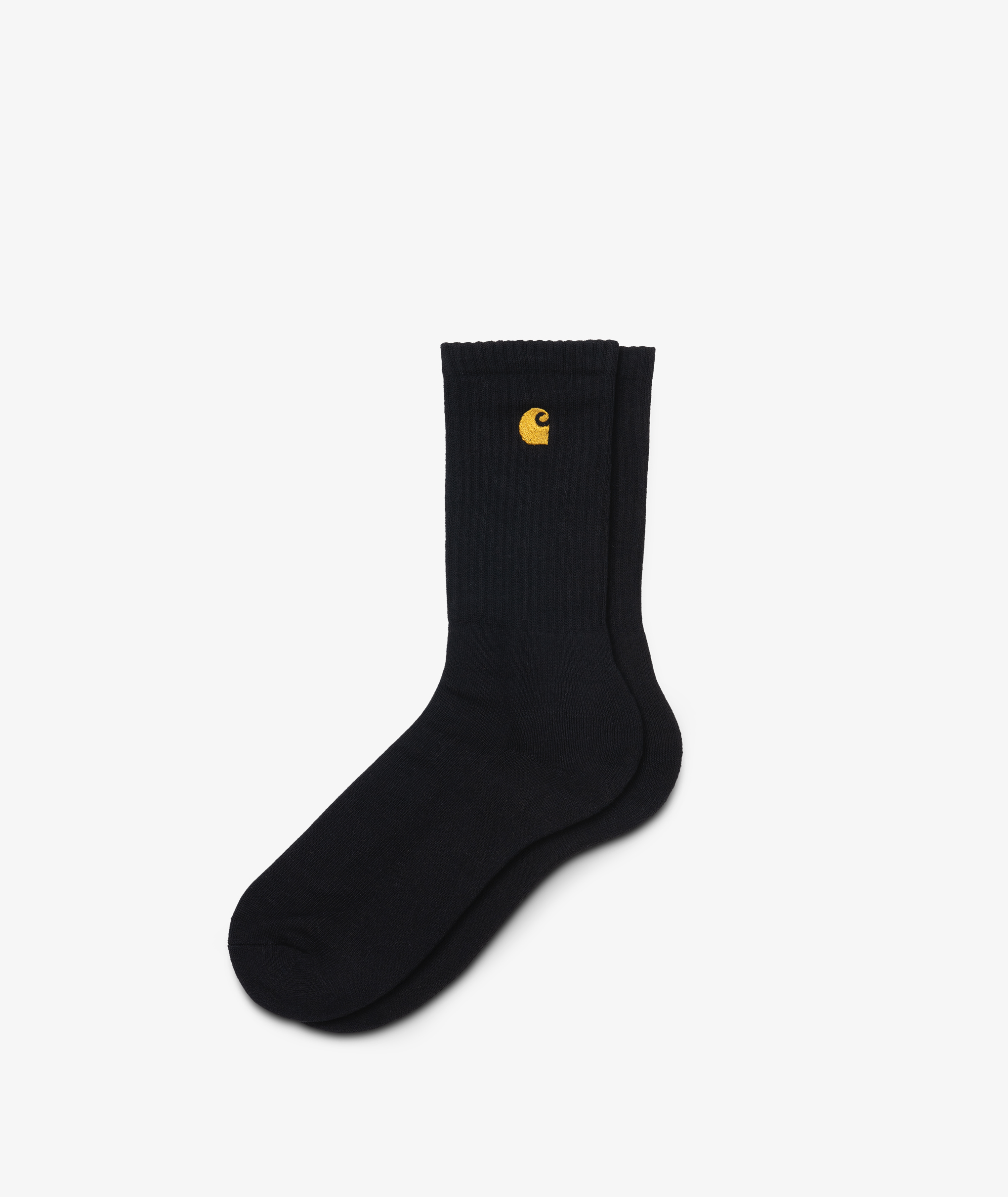Norse Store | Shipping Worldwide - Carhartt WIP Chase Socks - Black / Gold