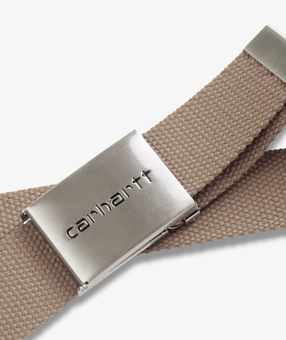 Carhartt WIP - Clip Belt Chrome