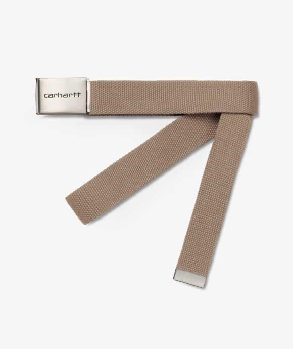 Carhartt WIP - Clip Belt Chrome