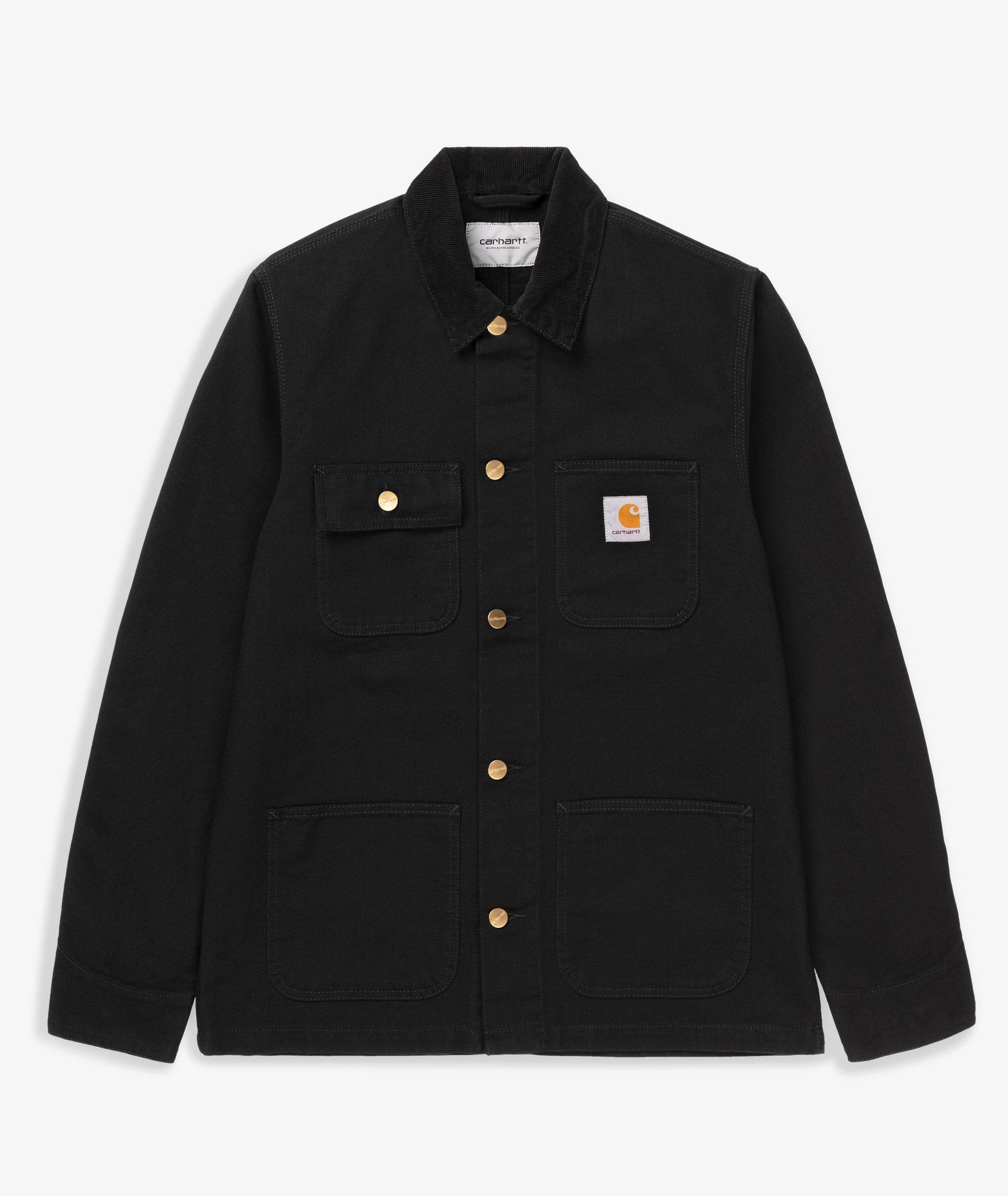 Norse Store Shipping Worldwide Carhartt WIP Michigan Coat Black Rinsed