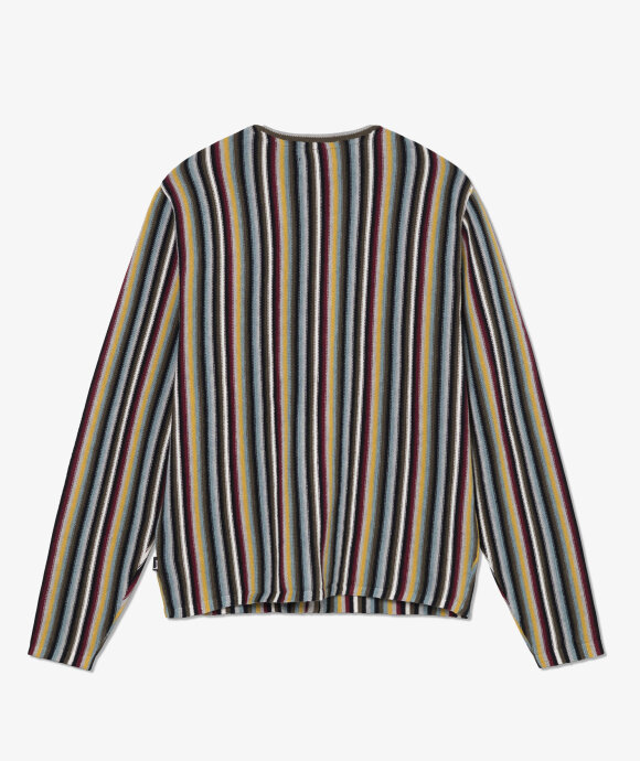 Stüssy - Stripe Pattern Cardigan