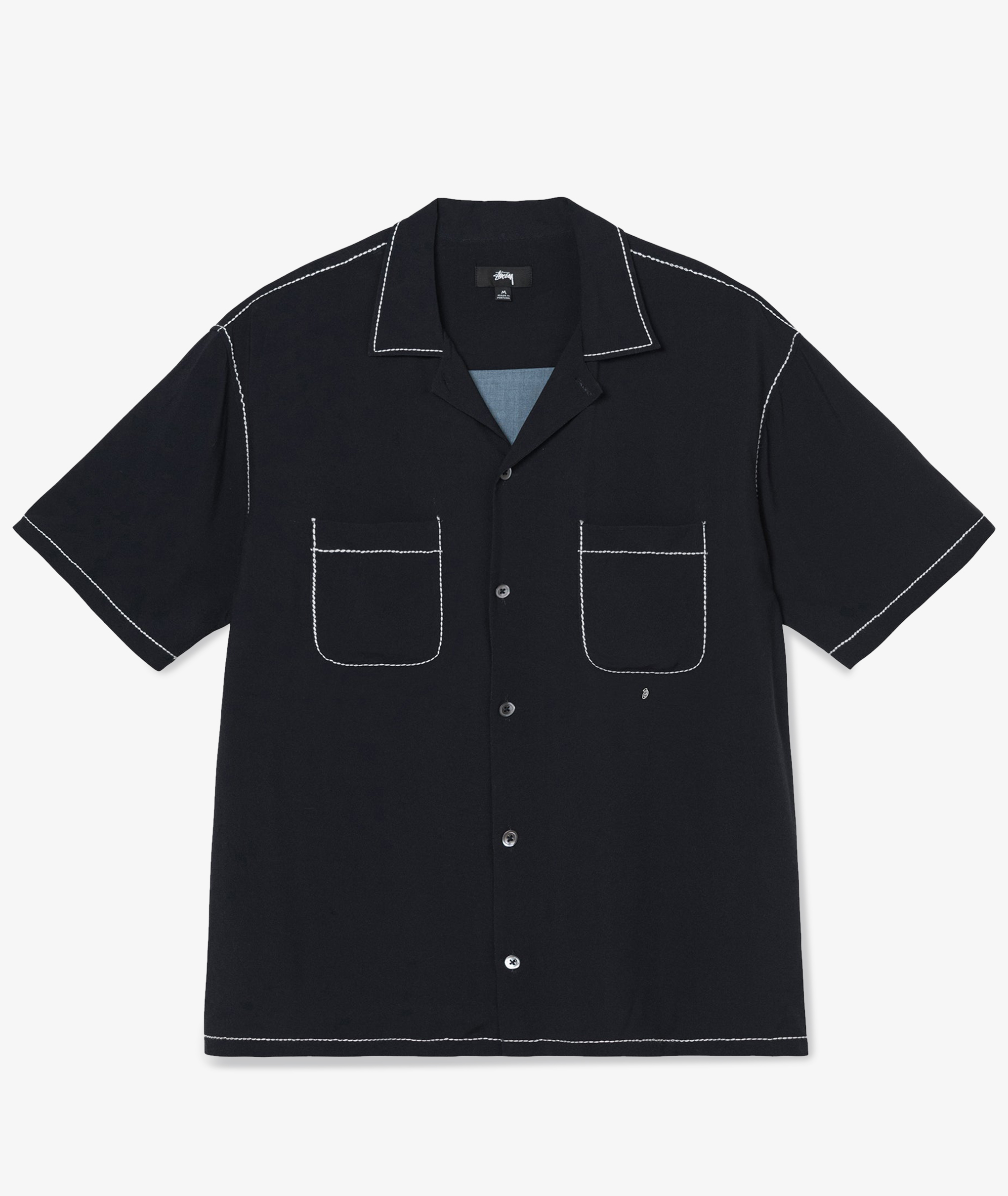 Norse Store | Shipping Worldwide - Stüssy Contrast Pick Stitched Shirt ...