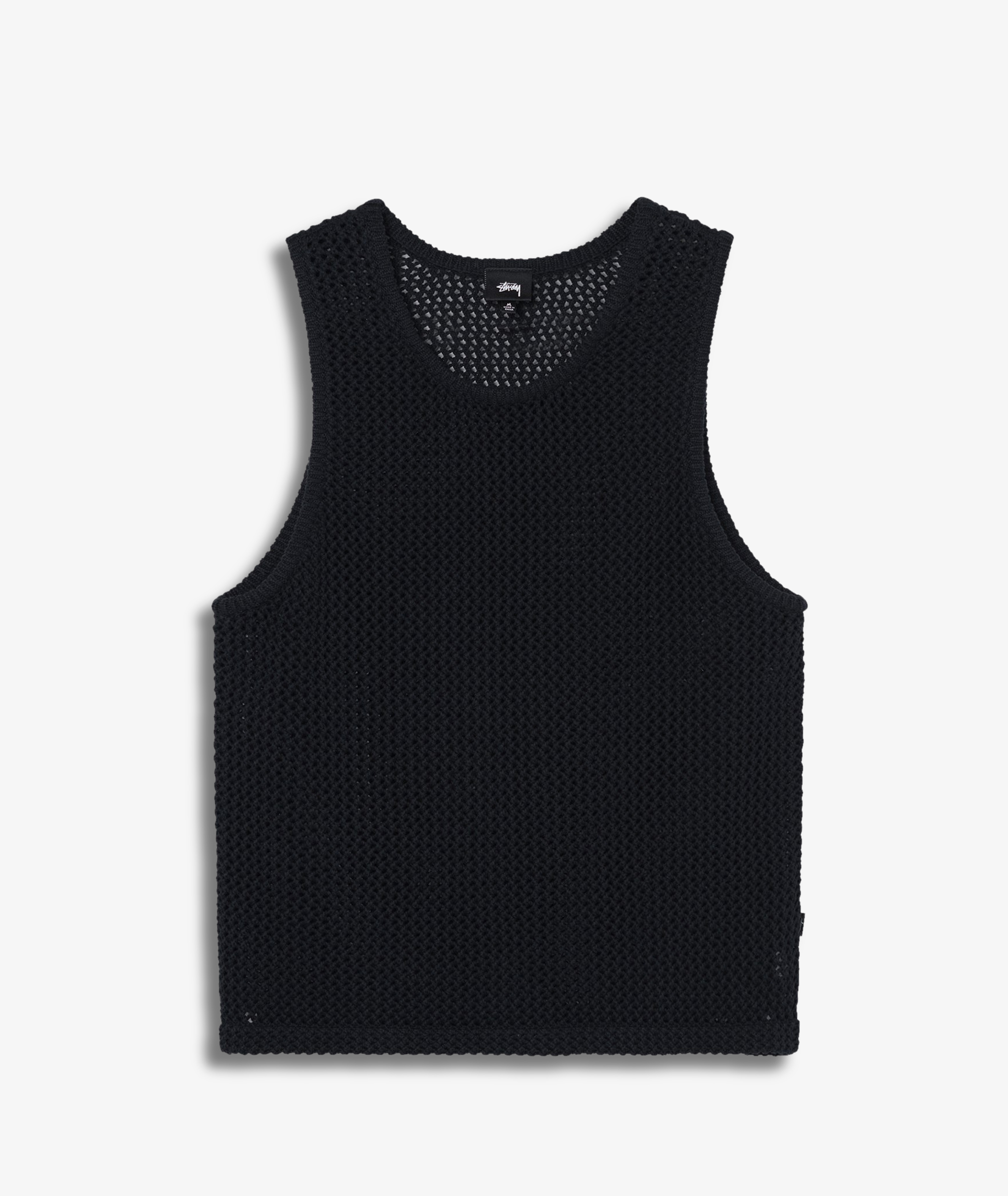 Norse Store | Shipping Worldwide - Stüssy O'Dyed Mesh Tank - Black