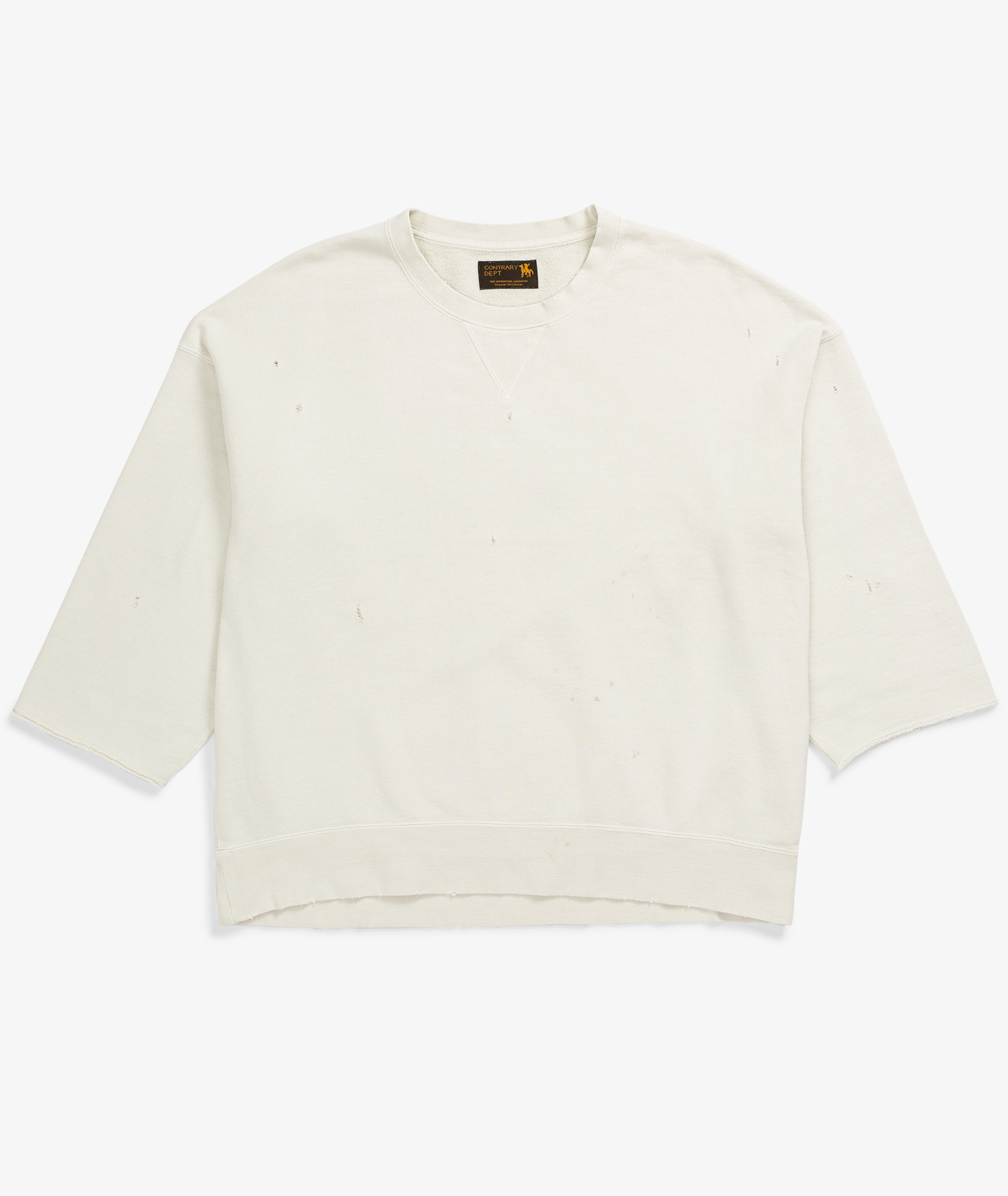 Norse Store | Shipping Worldwide - visvim JUMBO SB SWEAT 3/4 - IVORY