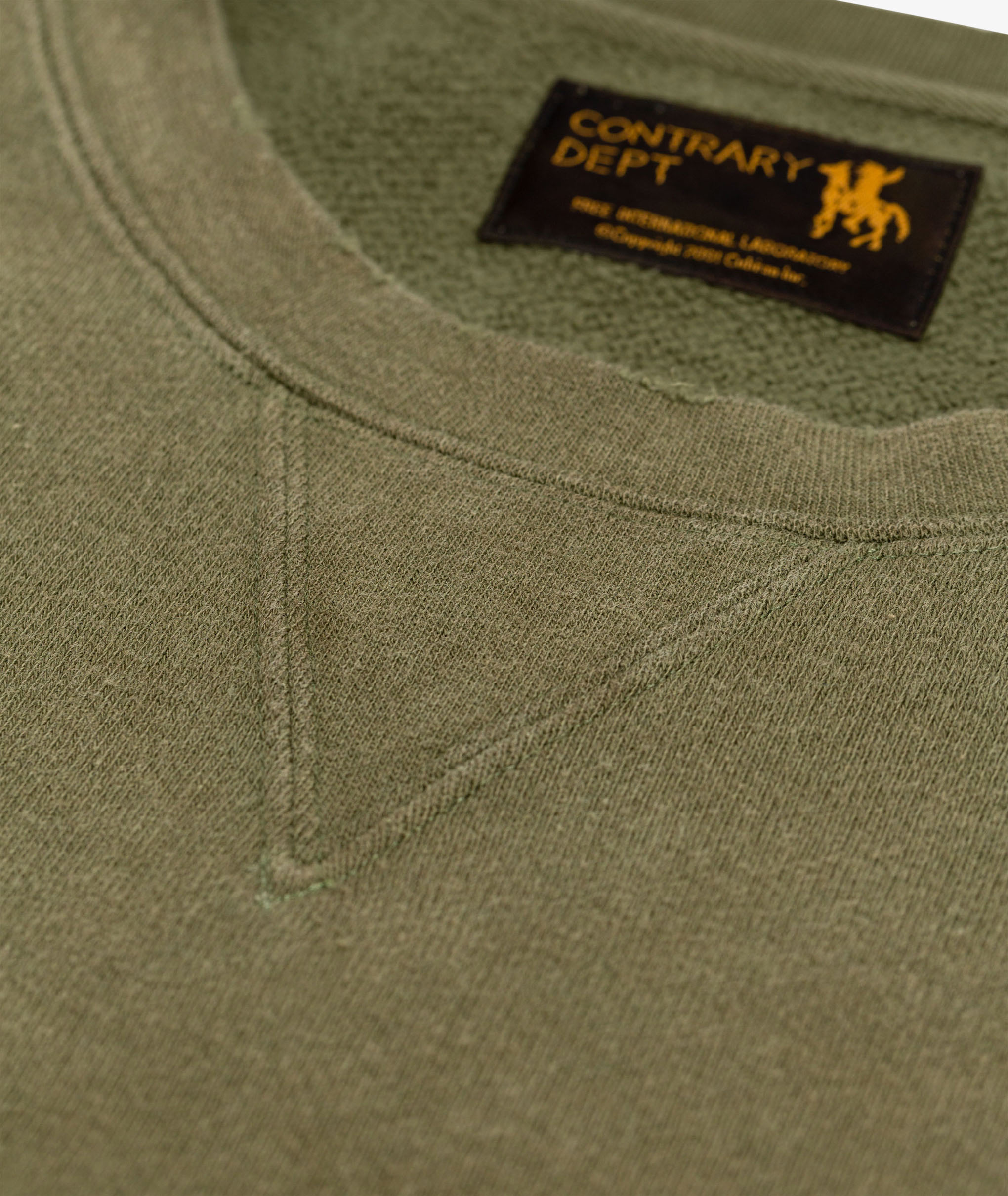 Norse Store | Shipping Worldwide - visvim JUMBO SB SWEAT 3/4 - OLIVE