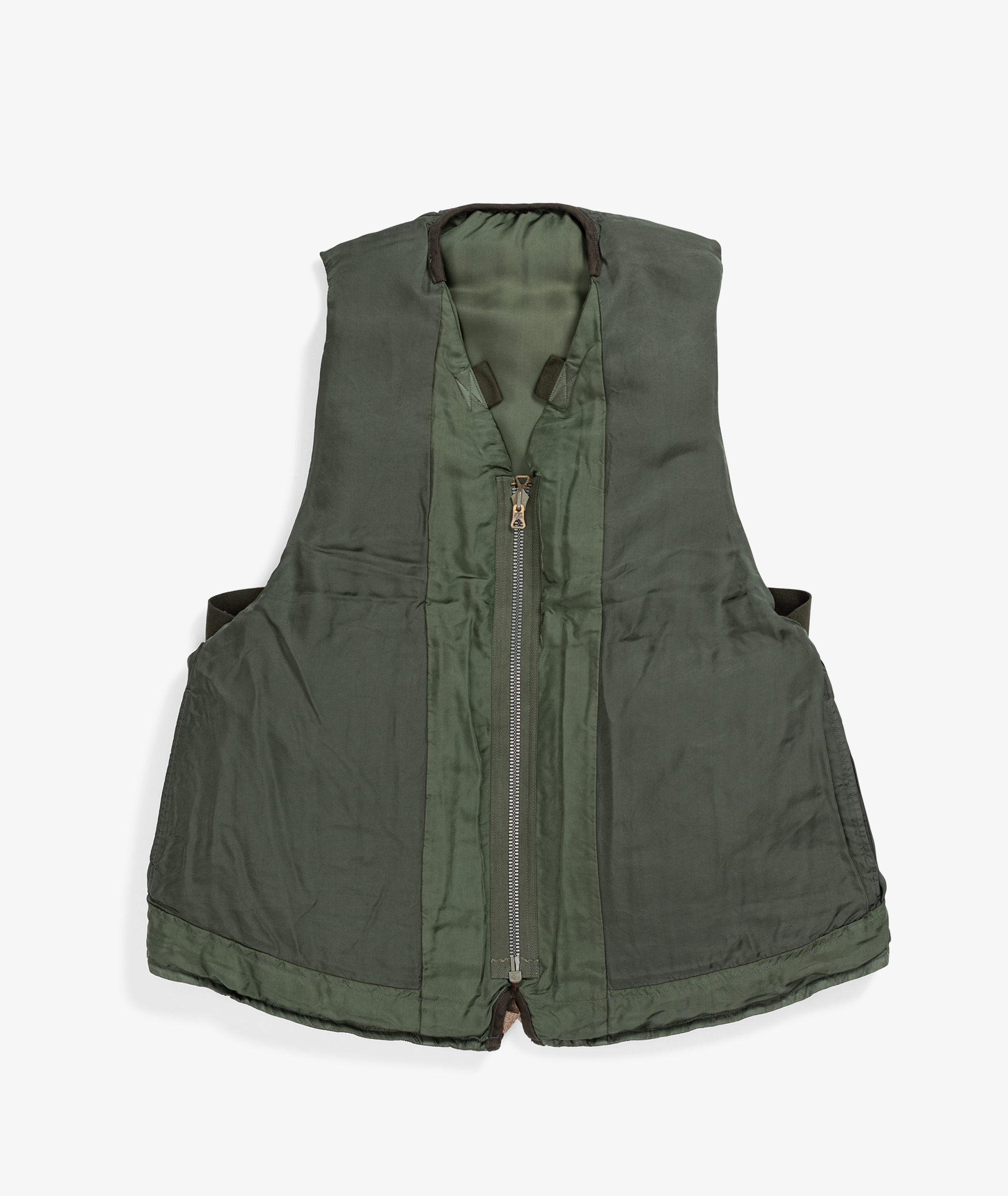 Visvim Harrier Reversible Down Vest in Khaki Mens Clothing Jackets Waistcoats and gilets for Men Green 