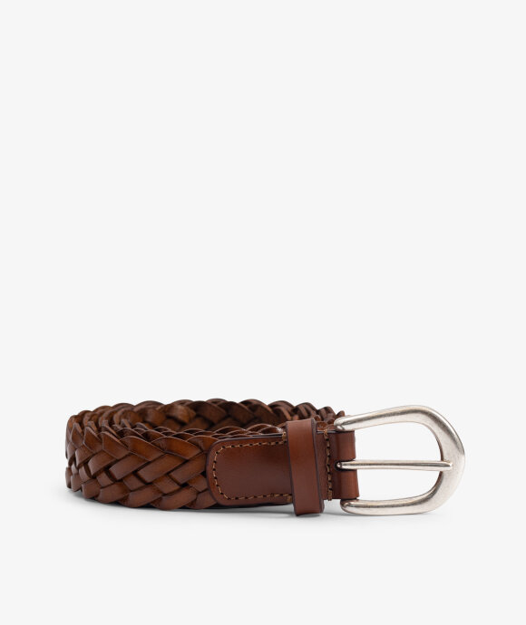 Anderson's - Braided Slim Leather Belt