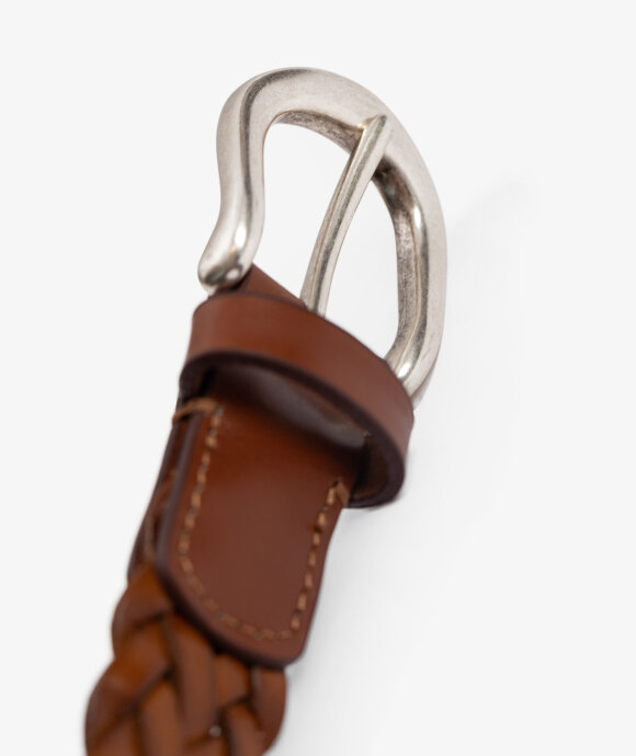 Anderson's - Braided Slim Leather Belt