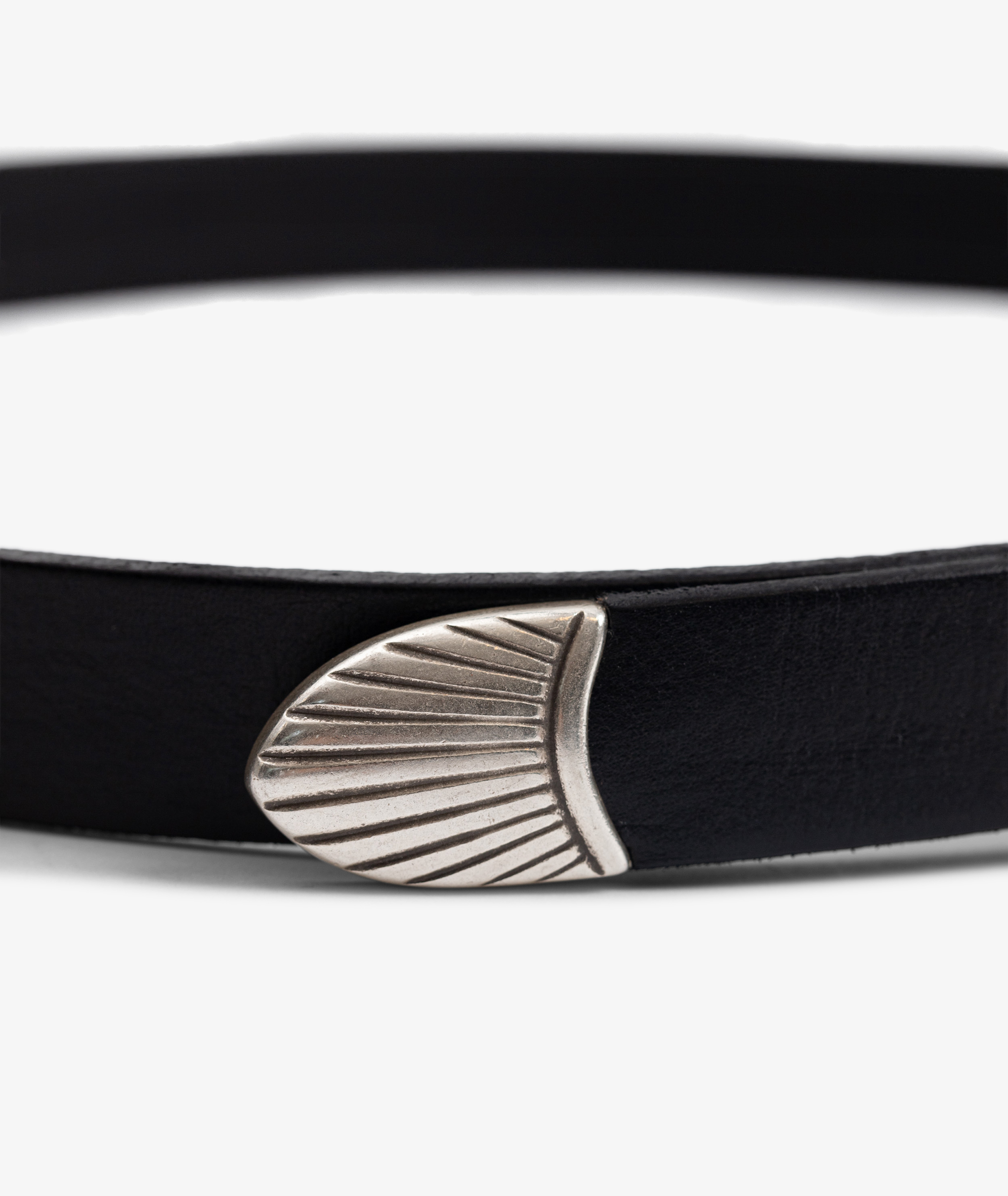 Norse Store  Shipping Worldwide - Anderson's Buckled Leather Belt - Black