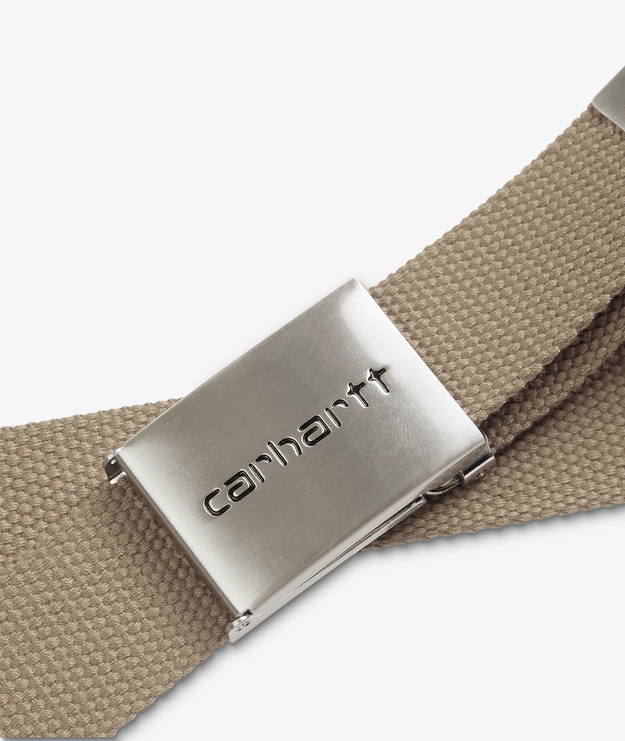 Norse Store | Shipping Worldwide - Carhartt WIP Clip Belt Chrome - Leather