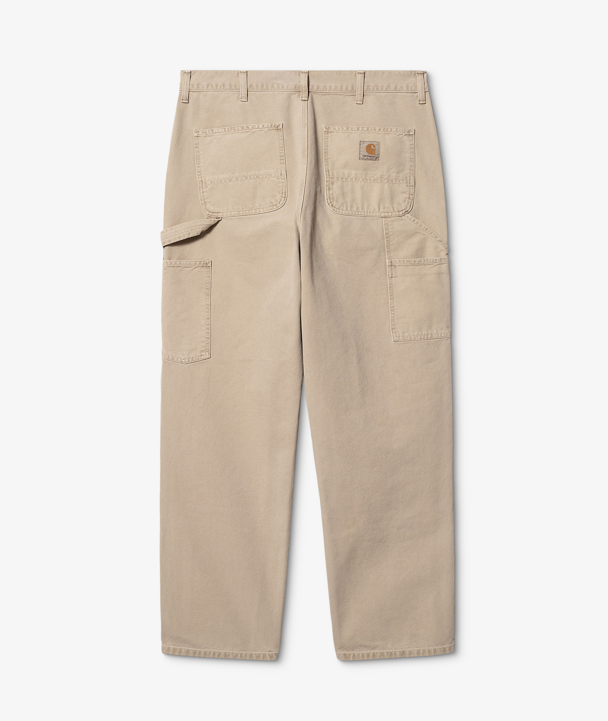 Norse Store  Shipping Worldwide - Carhartt WIP Double Knee Pant - Dusty H  Brown Faded