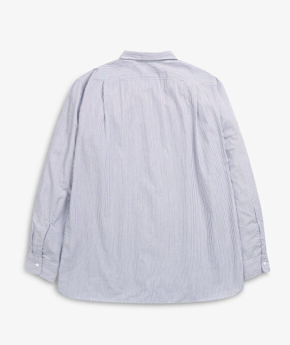 nanamica - Regular Collar Stripe Wind Shirt