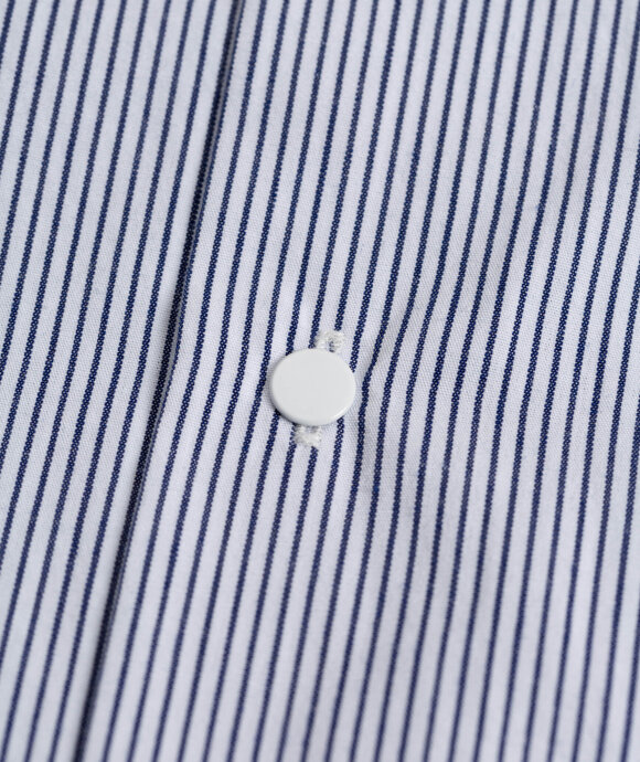 nanamica - Regular Collar Stripe Wind Shirt