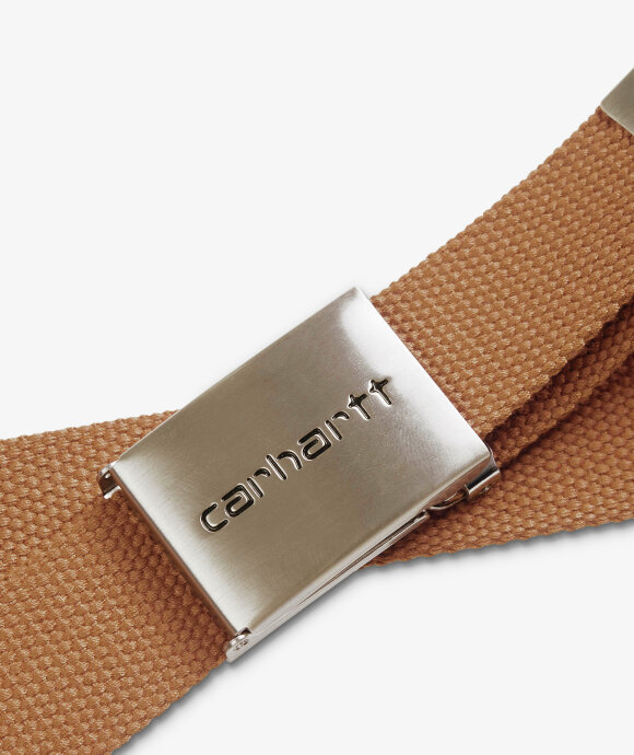 Carhartt WIP - Clip Belt Chrome