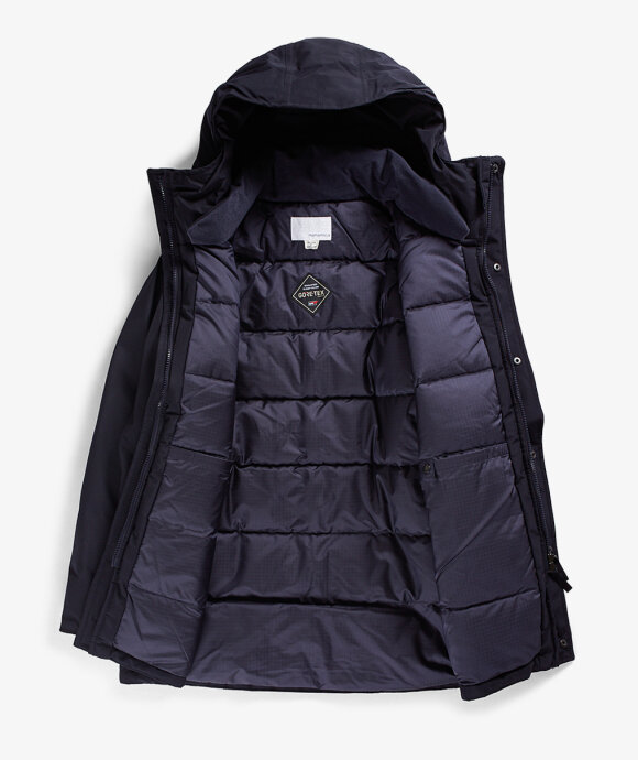 Norse Store | Shipping Worldwide - Nanamica Gore-Tex Down Coat - Navy