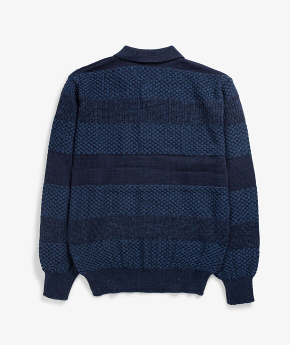 Anonymous Ism - Moss Stitch Polo Knit